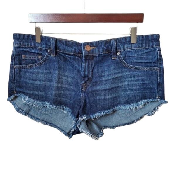 BDG Pants - BDG Dolphin Low Rise Cutoff Denim Shorts